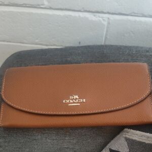Coach Tan Leather Wallet